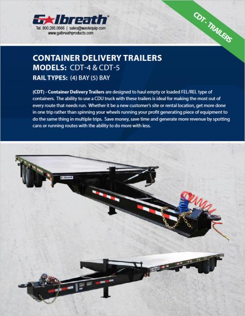 Container Delivery Trailers: CDT Models